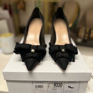 Dior Adiorable pump- Black Grosgrain Bow Heels
